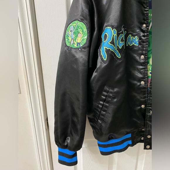 Rick And Morty varsity Jacket, vintage Rick and Morty Jacket, Men’s size medium - Picture 4 of 9